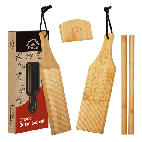 Tabla Temoht Gnocchi 4en1 para dar texturas y formar gnocchi fácilmente.