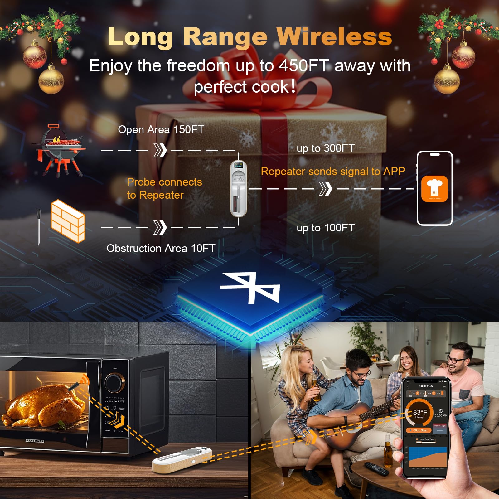 TempGrill se recarga por USB-C para uso rápido y continuo