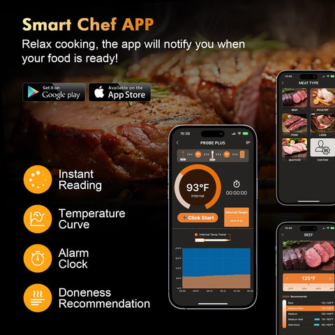 TempGrill ofrece rango Bluetooth amplio para mayor libertad en la cocina