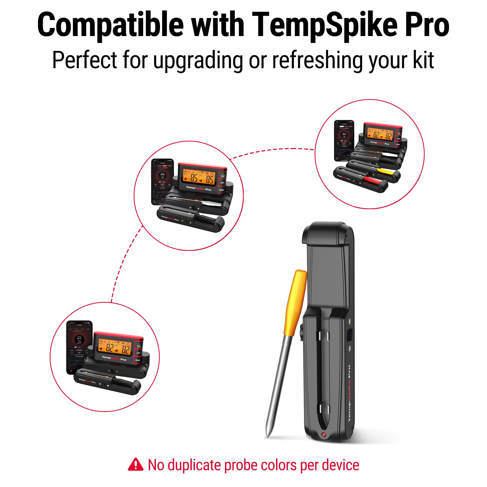 TempSpike Pro: diseño IP67 y apto para lavavajillas, duradero en la cocina.