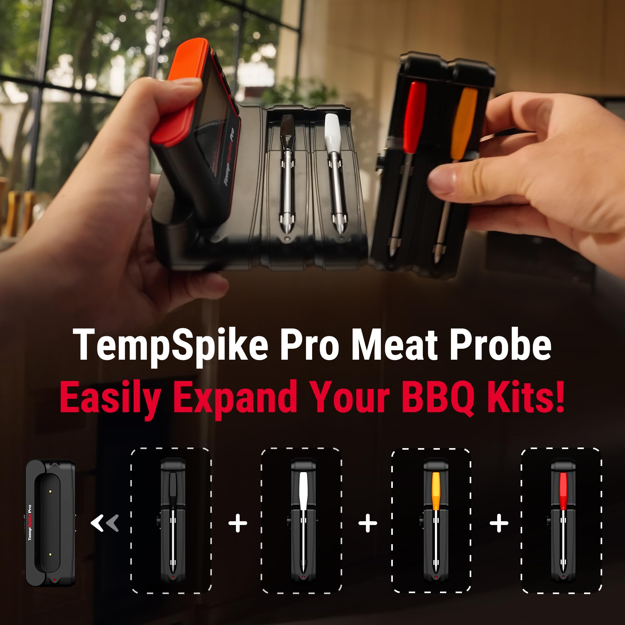 TempSpike Pro: sondas resistentes al calor para uso a altas temperaturas.