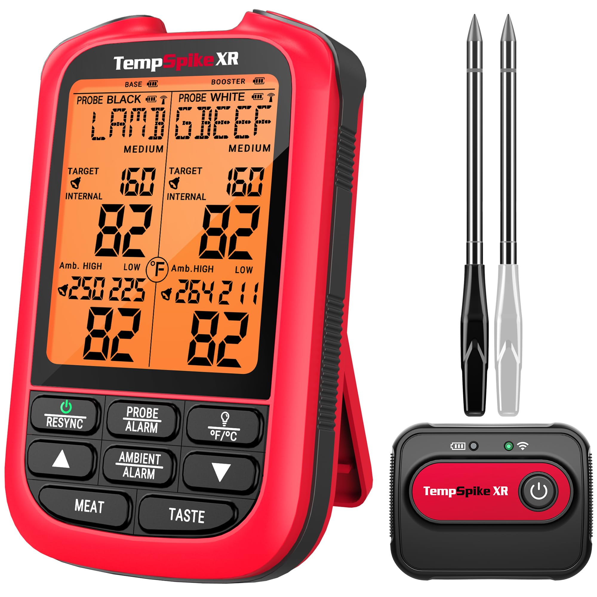 TempSpike termómetro de carnes inalámbrico 2000 pies para barbacoa exterior
