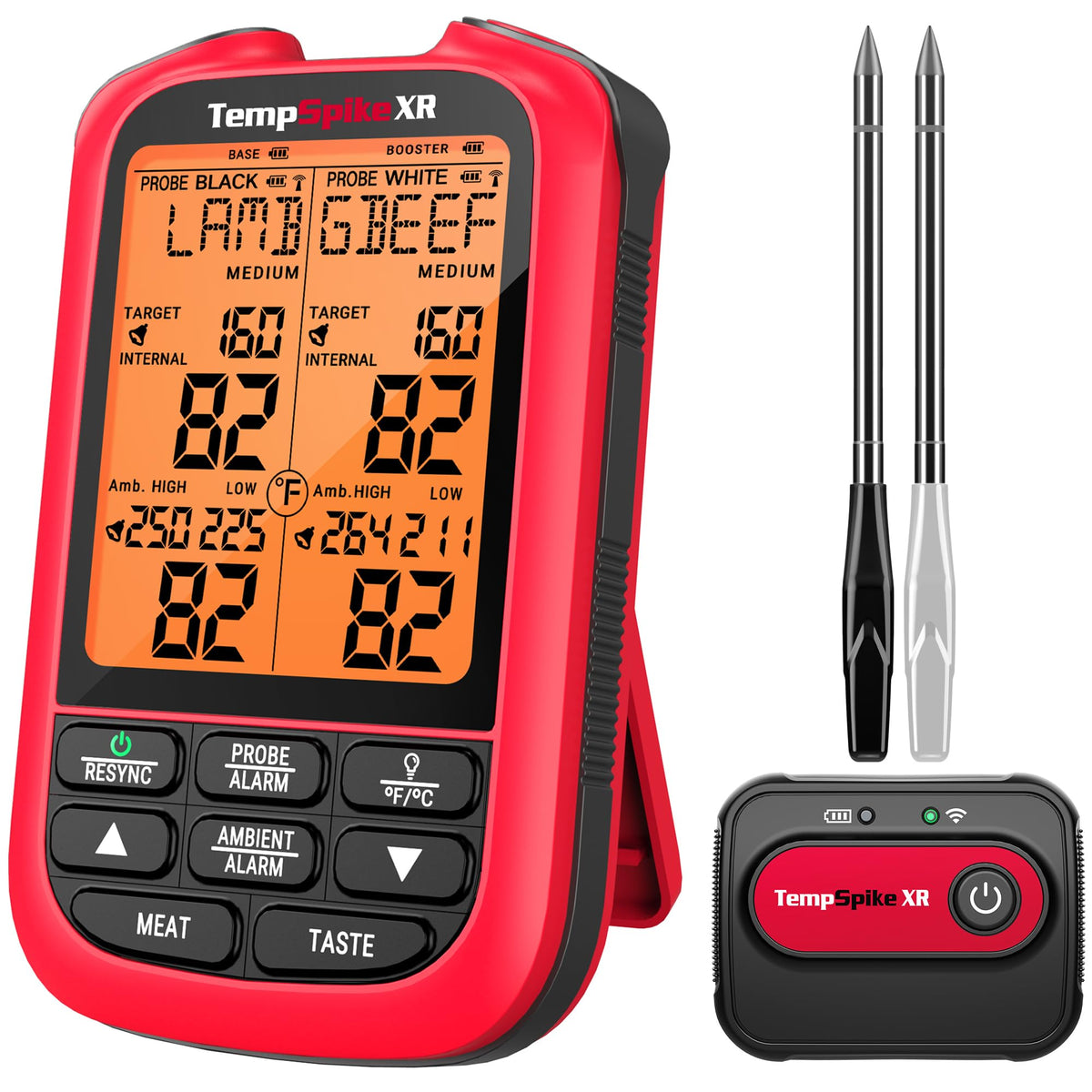 TempSpike termómetro de carnes inalámbrico 2000 pies para barbacoa exterior