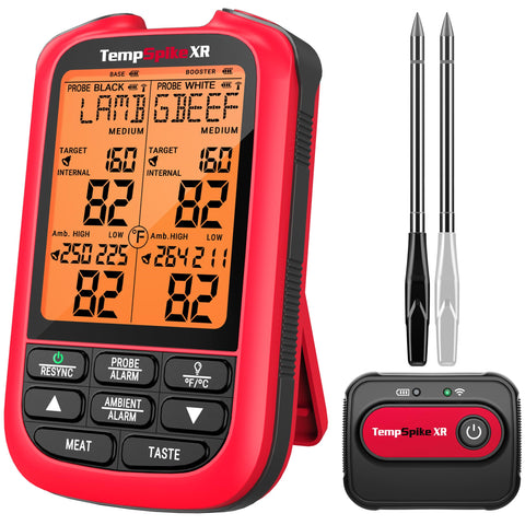 TempSpike termómetro de carnes inalámbrico 2000 pies para barbacoa exterior
