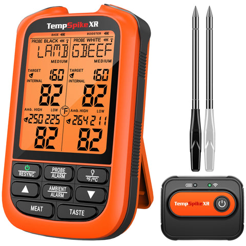 TempSpike ThermoPro 2000FT frontal, lectura rápida para asados en casa.