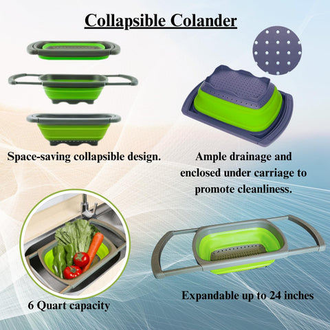 TEN73 colador de silicona apto para alimentos resistente al calor