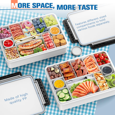 TENDWARE bandeja con 12 compartimentos para variedad de bocadillos.