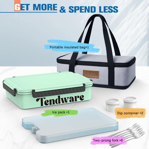 Bolsa aislante Tendware para mantener snacks a temperatura