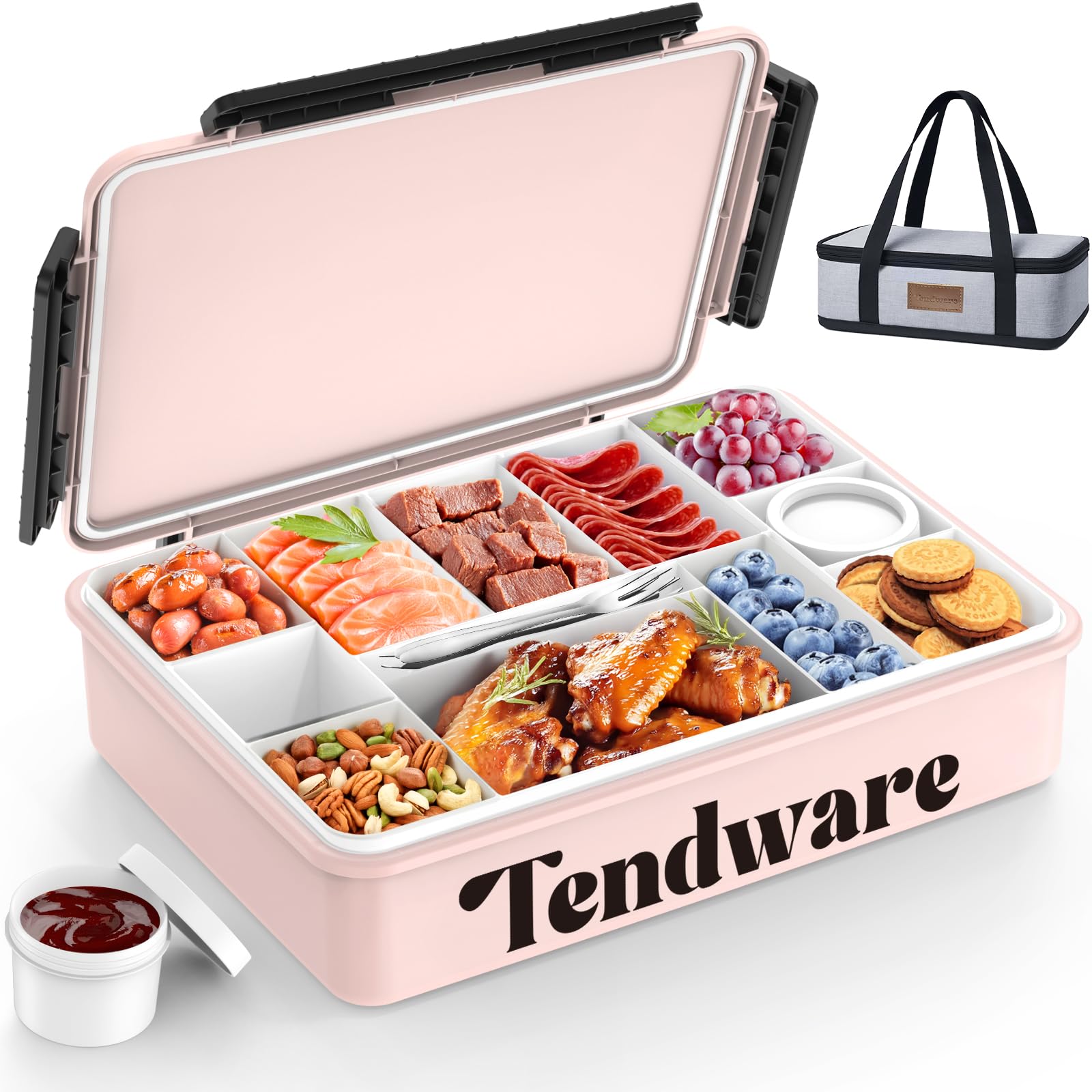 TENDWARE: caja snack aislada, ideal para picnics y comidas en viaje.