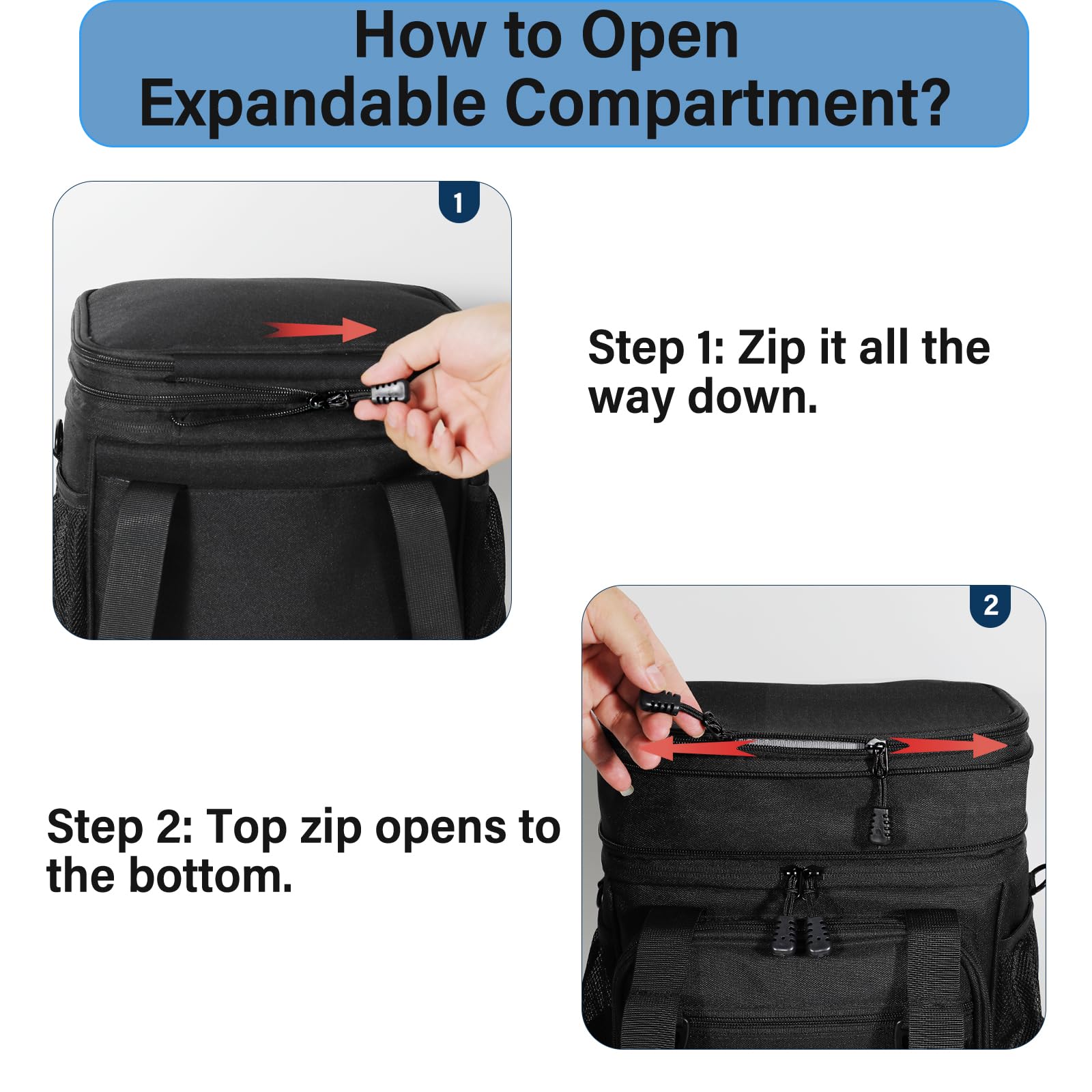 TENKIST lonchera táctica con correa ajustable para transporte cómodo.