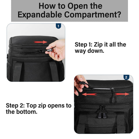 tenkist lonchera táctica expandible, parche velcro para personalizar estilo