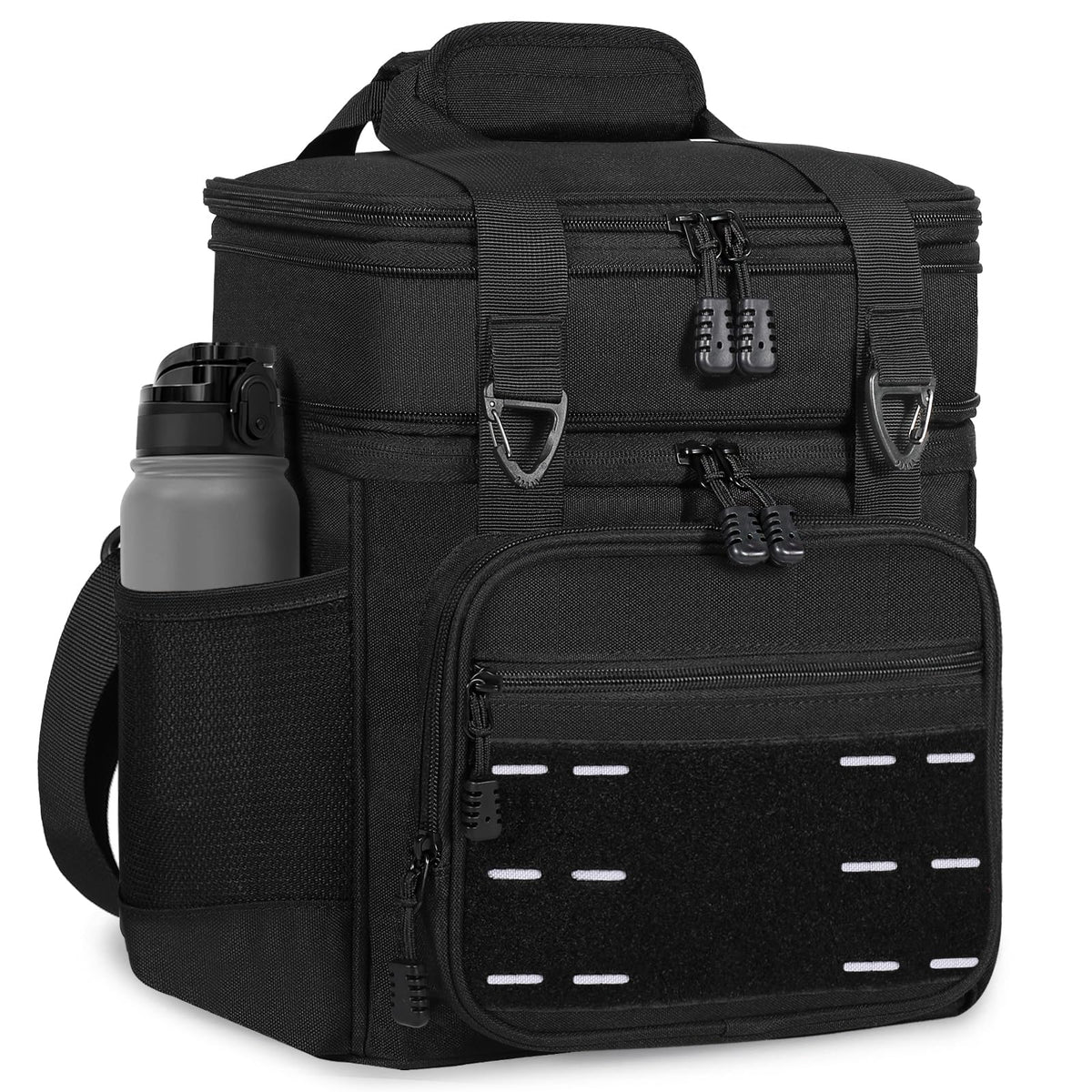 TENKIST lonchera táctica con parche Velcro para personalizar y expresar orgullo.