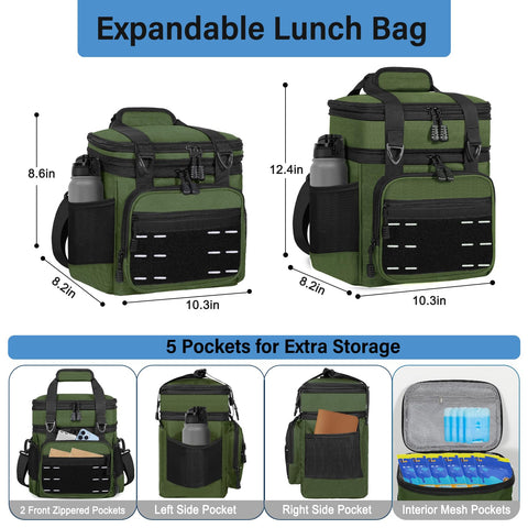 TENKIST Lunchbox aislamiento interior 6 mm para mantener temperatura