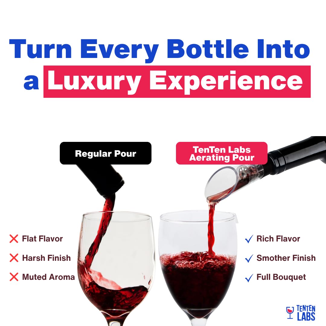 TenTen Labs aerador de vino diseño sommelier elegante para celebraciones