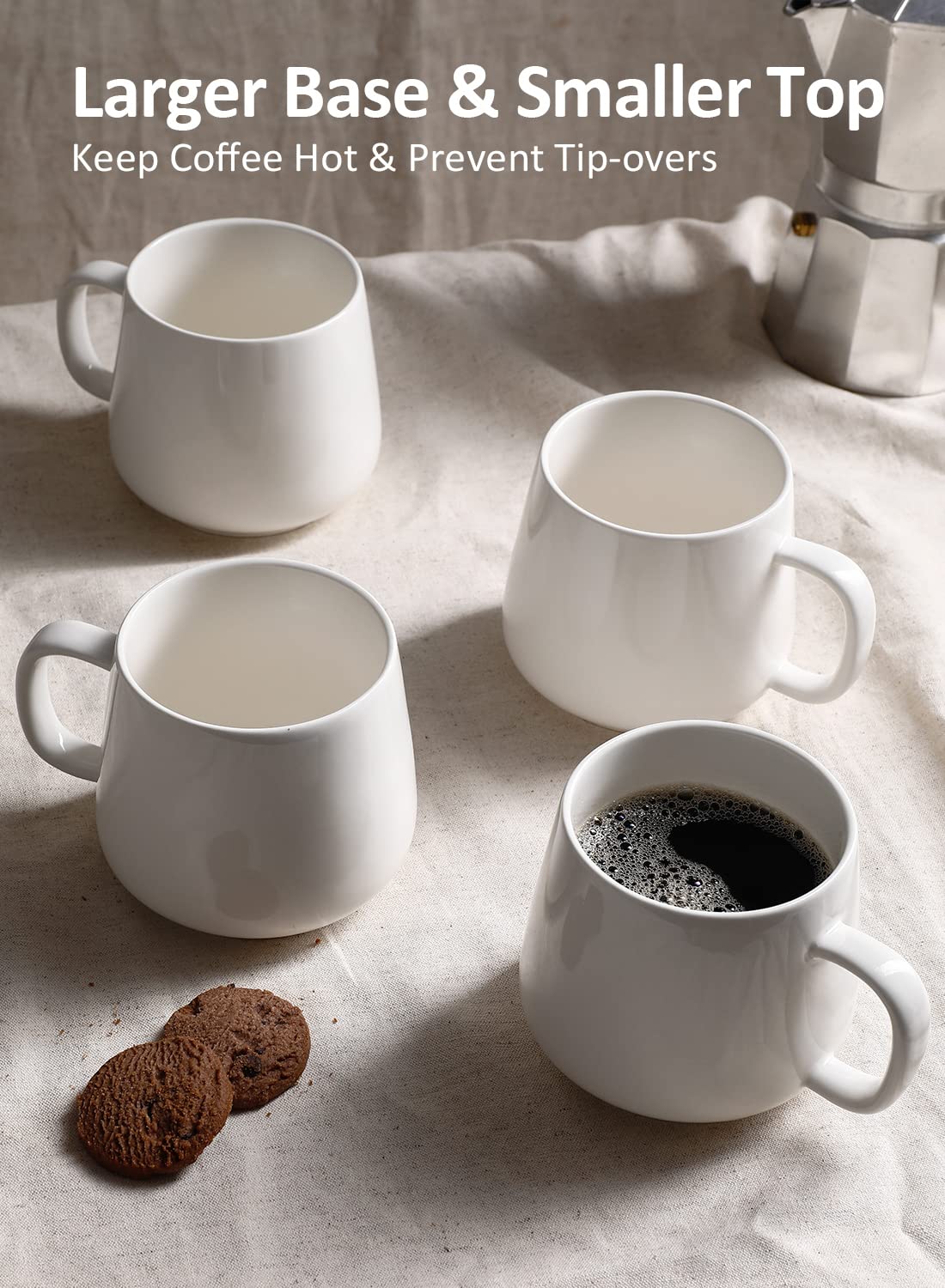 Taza Teocera para casa u oficina, uso diario cómodo.
