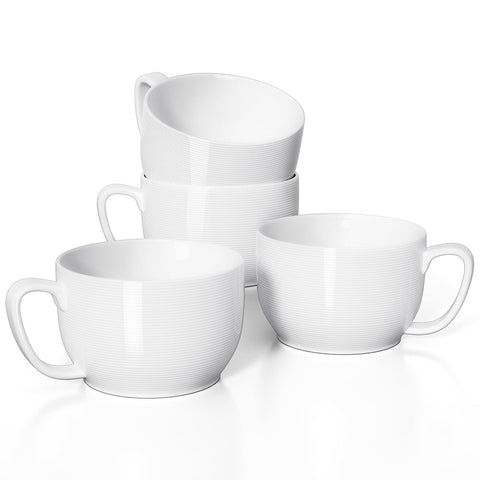Taza Teocera con mango grande, ideal para bebidas grandes y agarre cómodo.