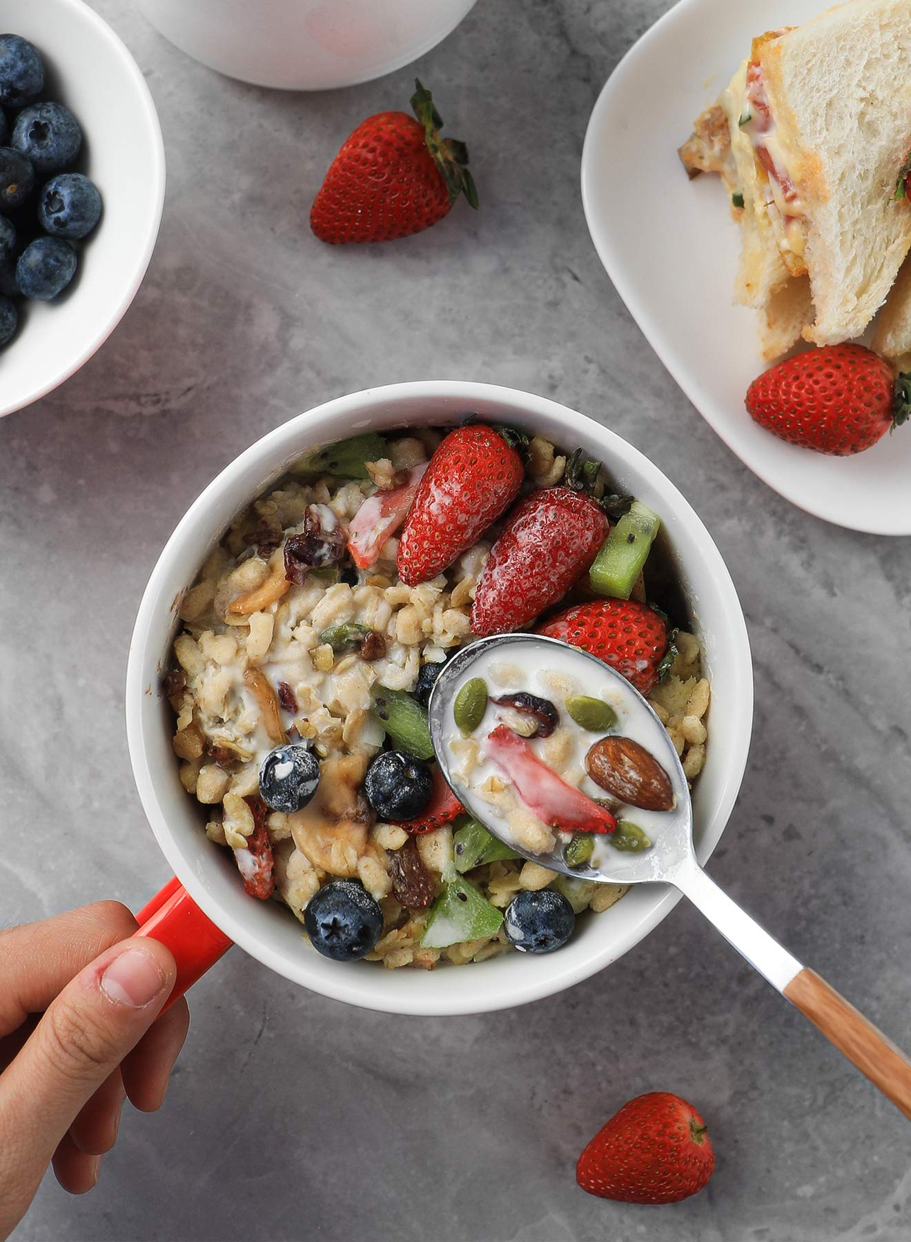 Teocera tazas para cereal y avena, tamaño XXL.