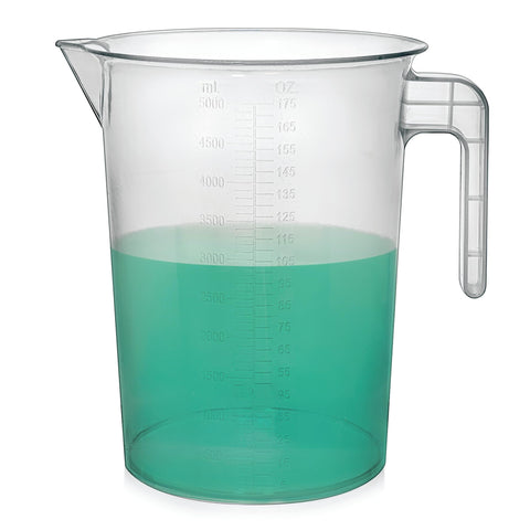 Terbold jarra de medición de 5l mostrando su gran capacidad