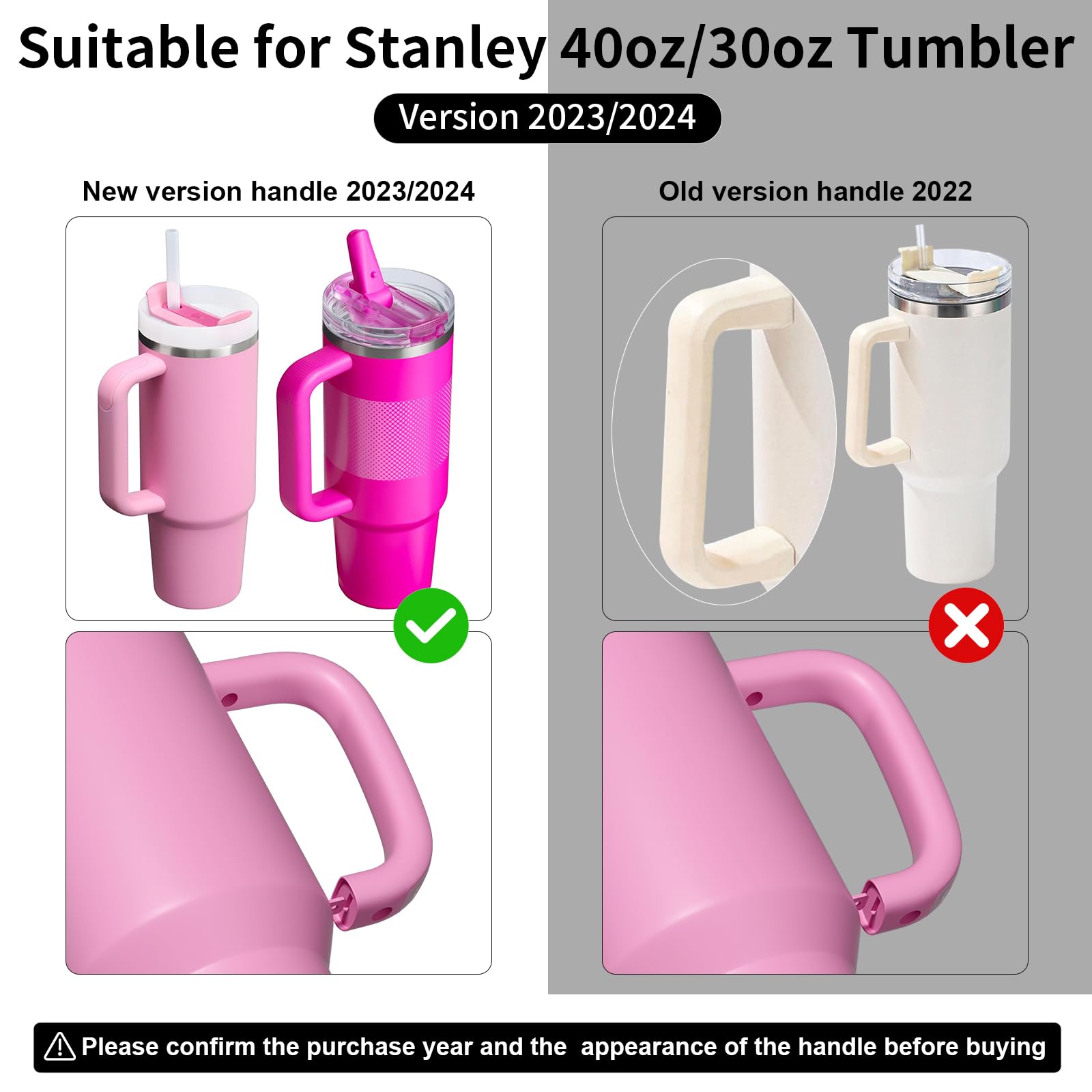 Terficer instalación fácil de la asa para Stanley, reemplazo rápido.