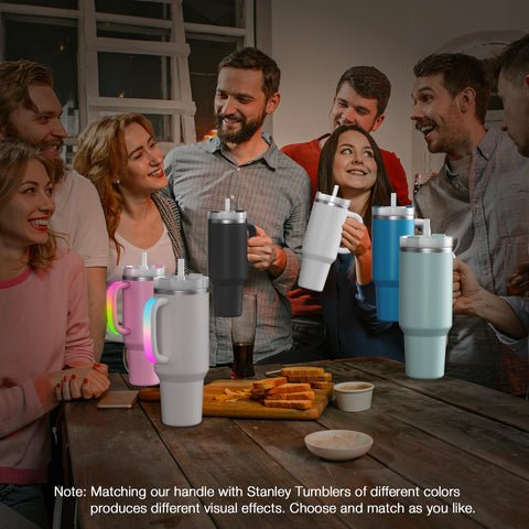 Terficer, manija ergonómica para Stanley 40oz, ofrece agarre cómodo durante uso prolongado.