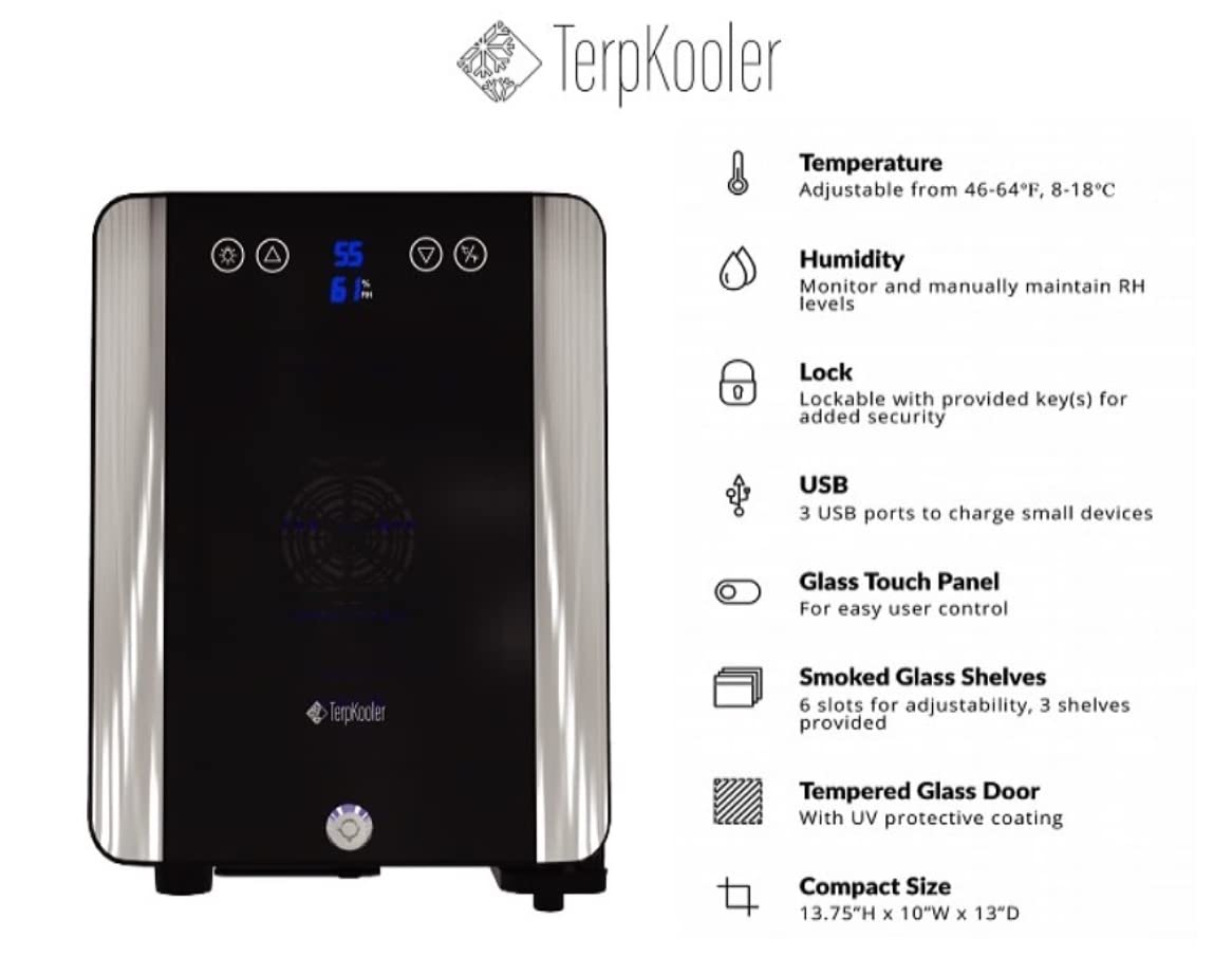 Terpkooler Esencial Frigorífico Portátil, diseño compacto ideal para casa u oficina.