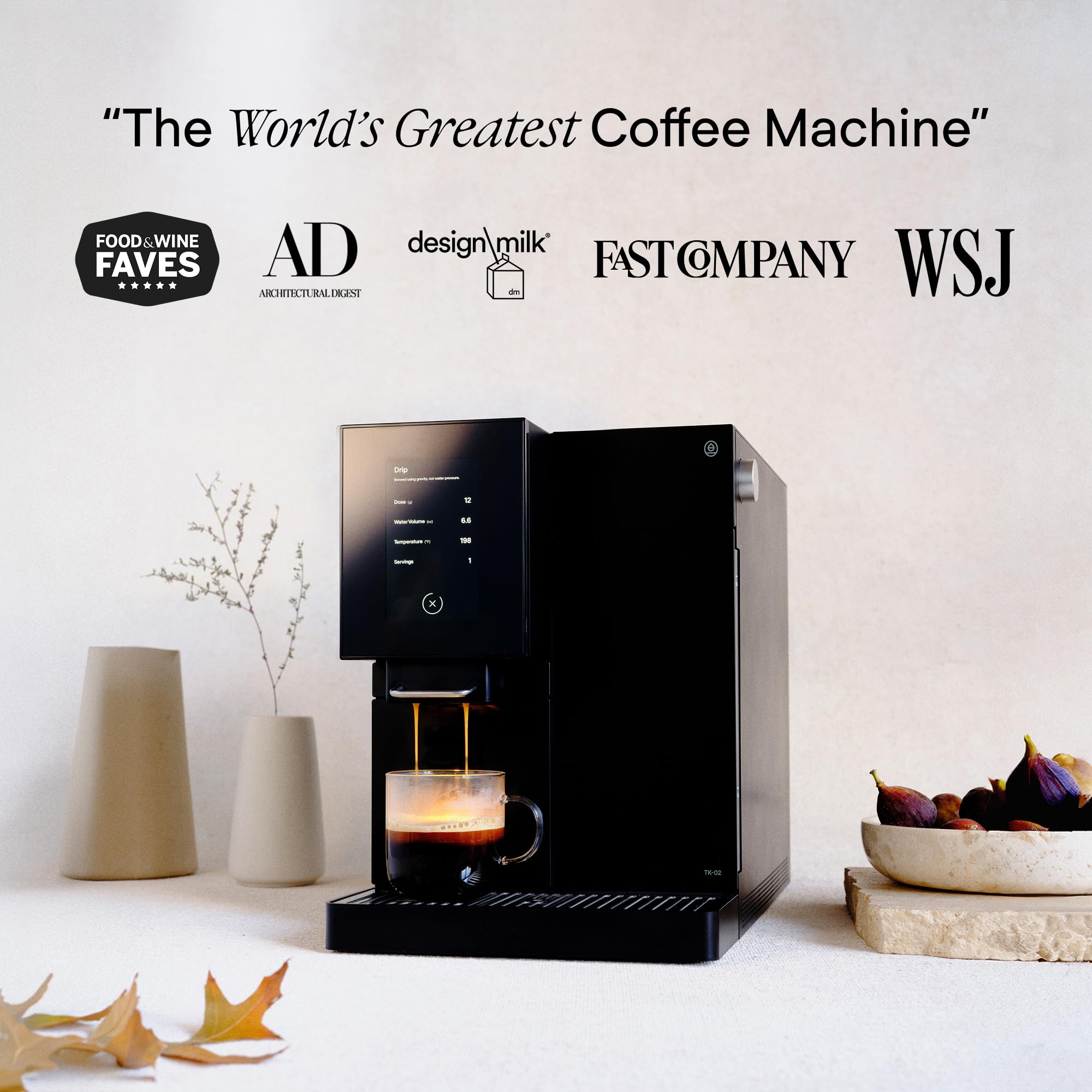 Terra Kaffe TK-02: cocina en casa con máquina para capuchinos y bebidas con leche.