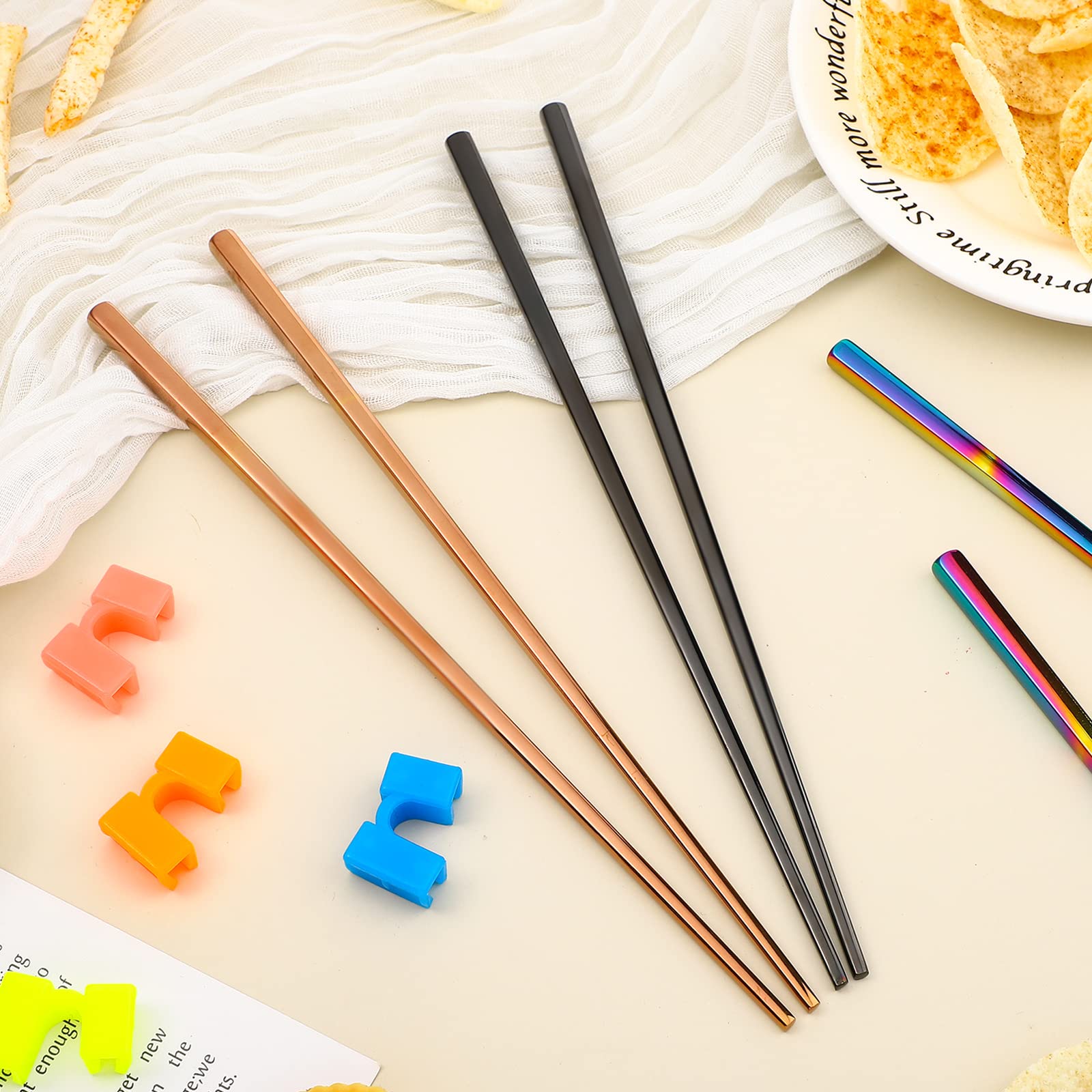 Tessco for you: colores brillantes para practicar palillos.