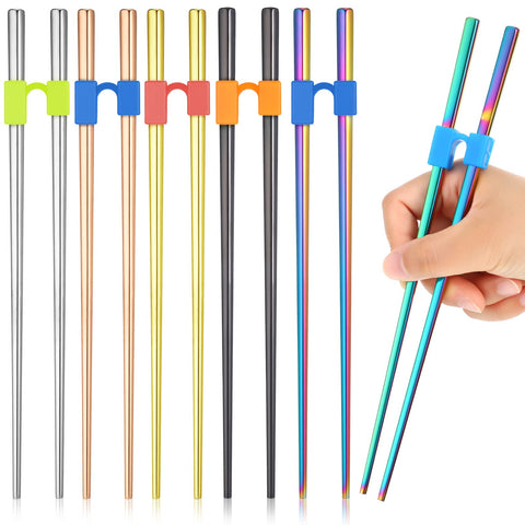 Tessco for you: entrenadores de palillos de 5 pares para practicar en casa.