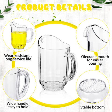 Jarra Tessco para ti con mango cómodo para verter con control