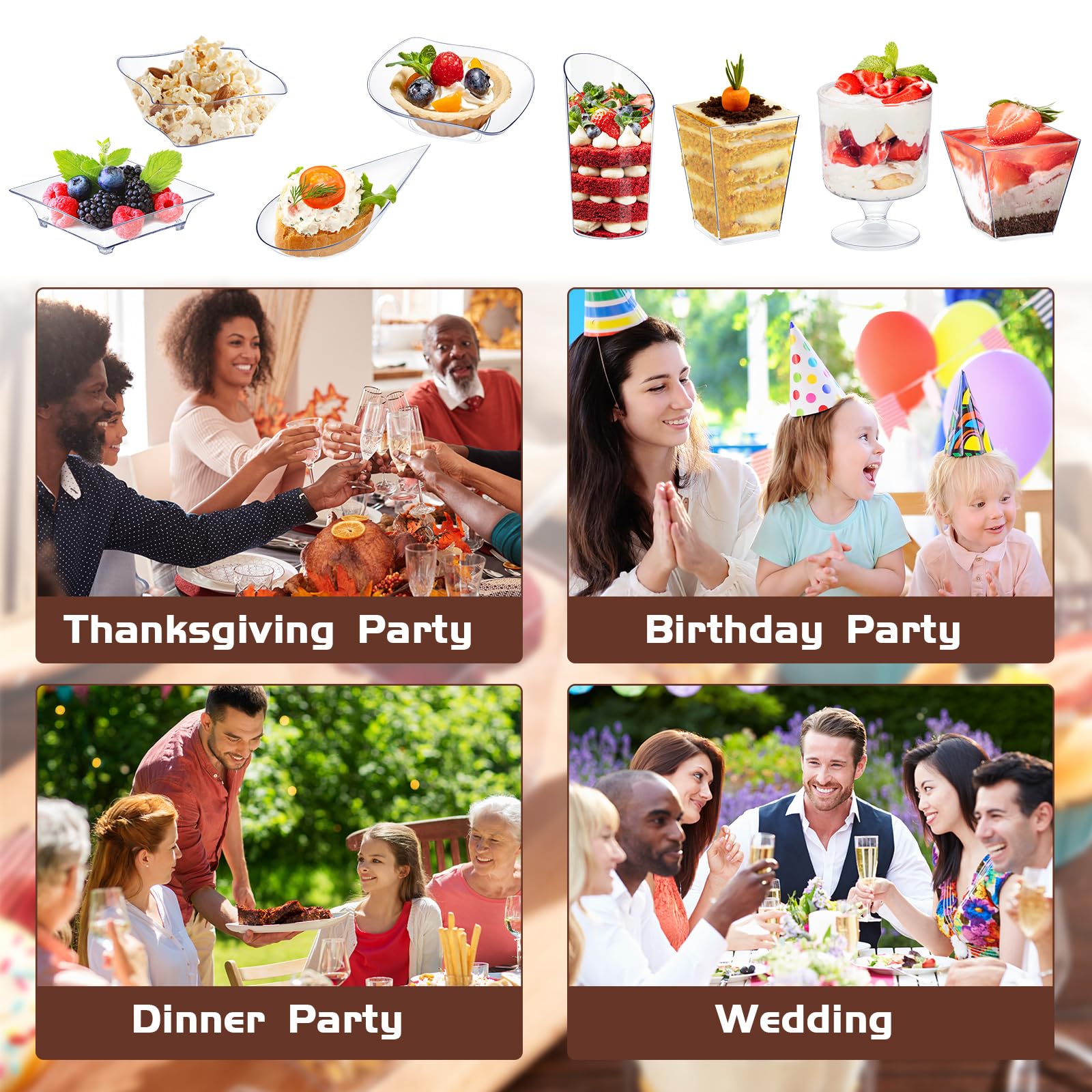 Tessco: juego de servicio desechable ideal para eventos