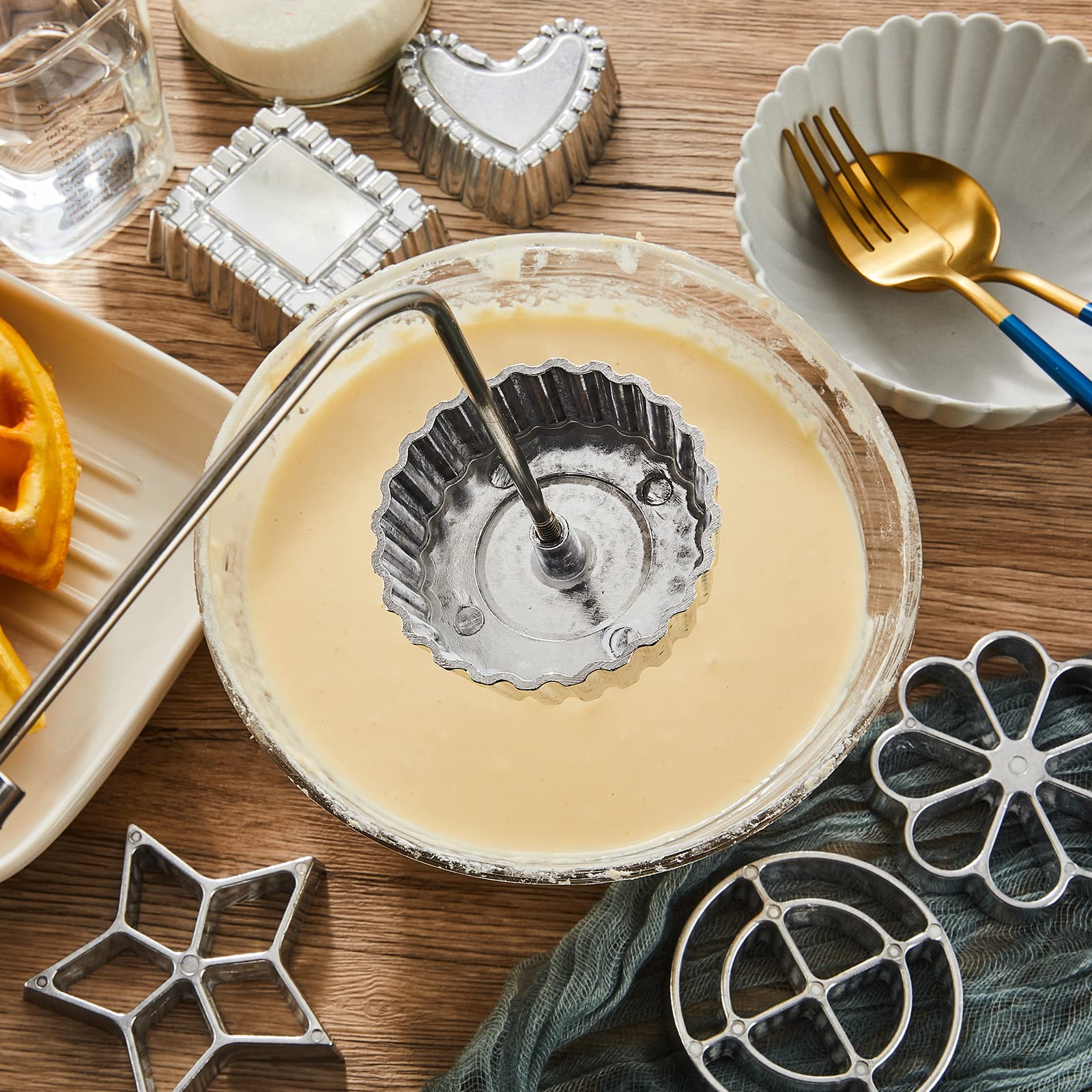 Rosette Tessco diseño círculo para galletas rápidas y crocantes
