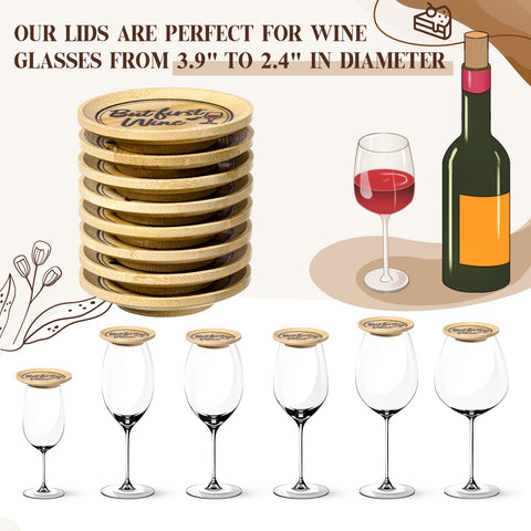 Tessco tapa para copa de vino, diseño destacado para presentaciones de aperitivos.