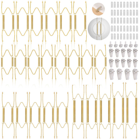 Ganchos Tetutor para pared de 4 pulgadas, diseño invisible protege la vajilla.