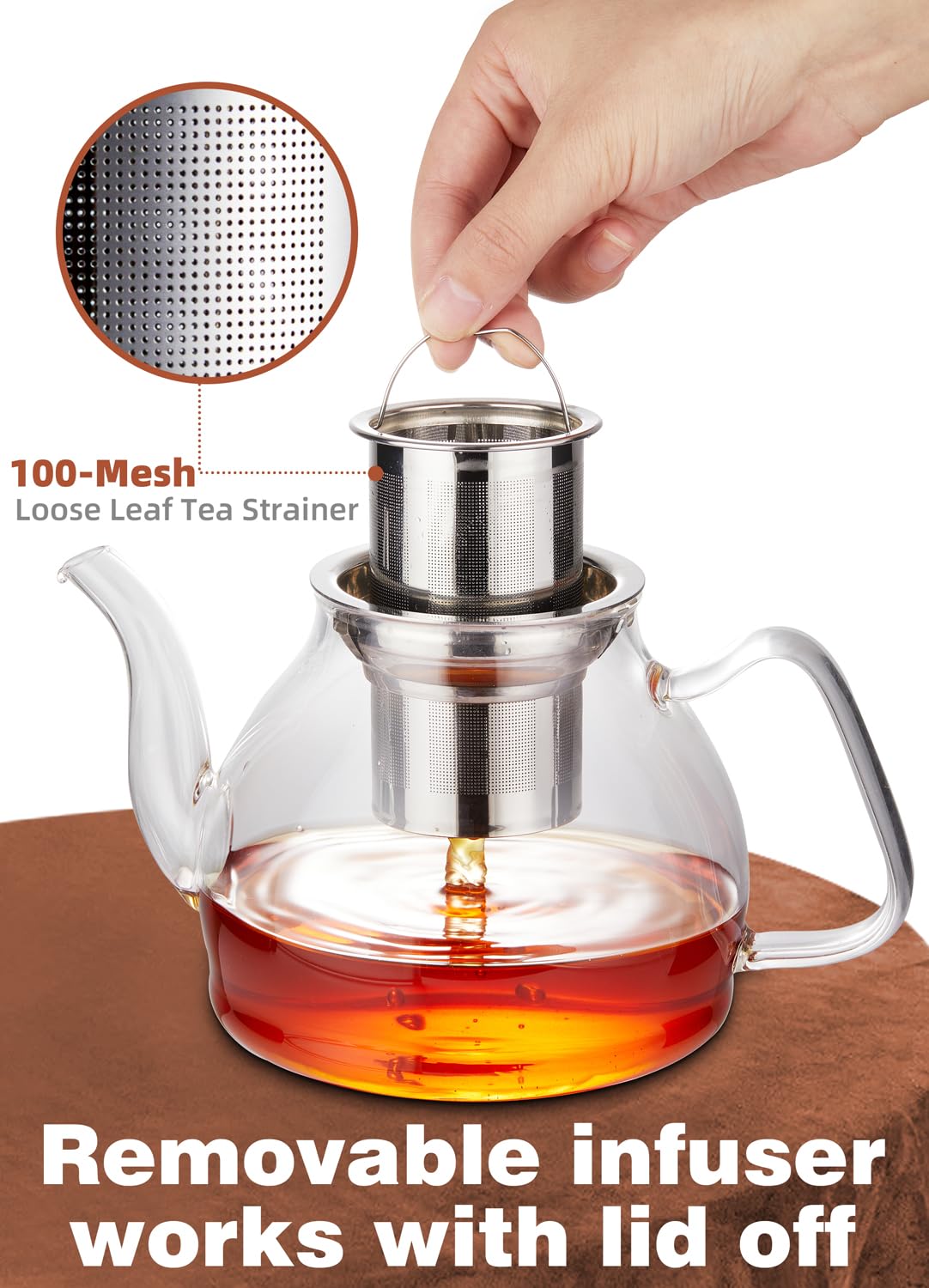 Bolas de té en flor de TETWIN, 6 unidades, para infusiones visuales y aromáticas