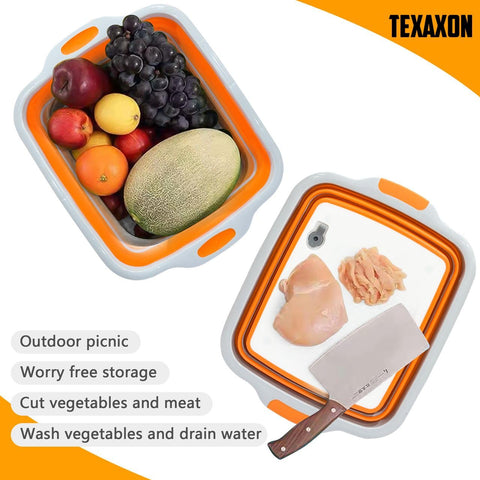 Texaxon tapa de cubeta plegable para transporte seguro
