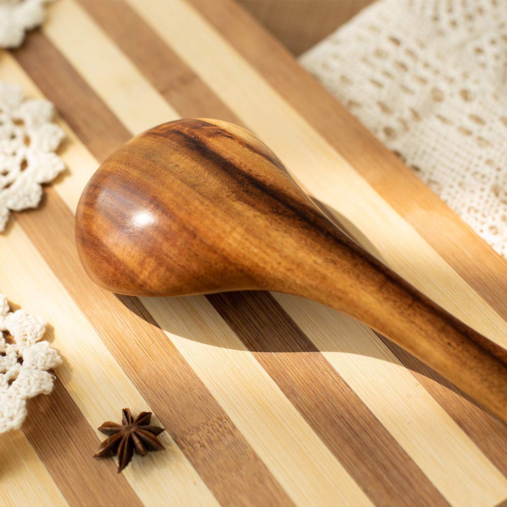 TEZZ gancho para colgar utensilios de madera acacia.