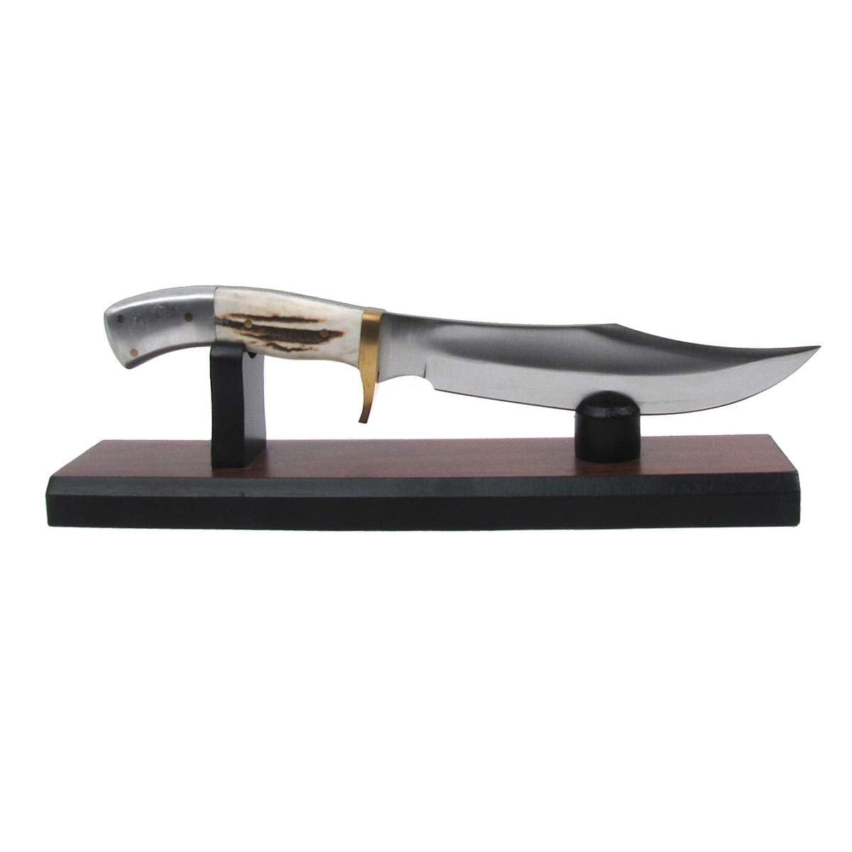 TG,LLC exhibidor cuchillos en madera marrón natural ideal para colección.