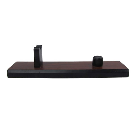 TG,LLC soporte de cuchillo para hogar rústico en madera marrón natural.