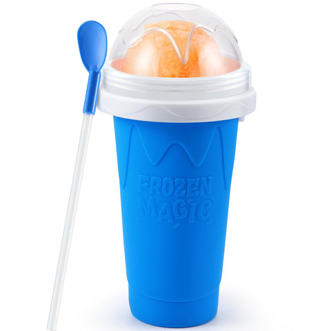 tgosomt Taza para Granizados demuestra transformación rápida sin dilución para sabores completos.