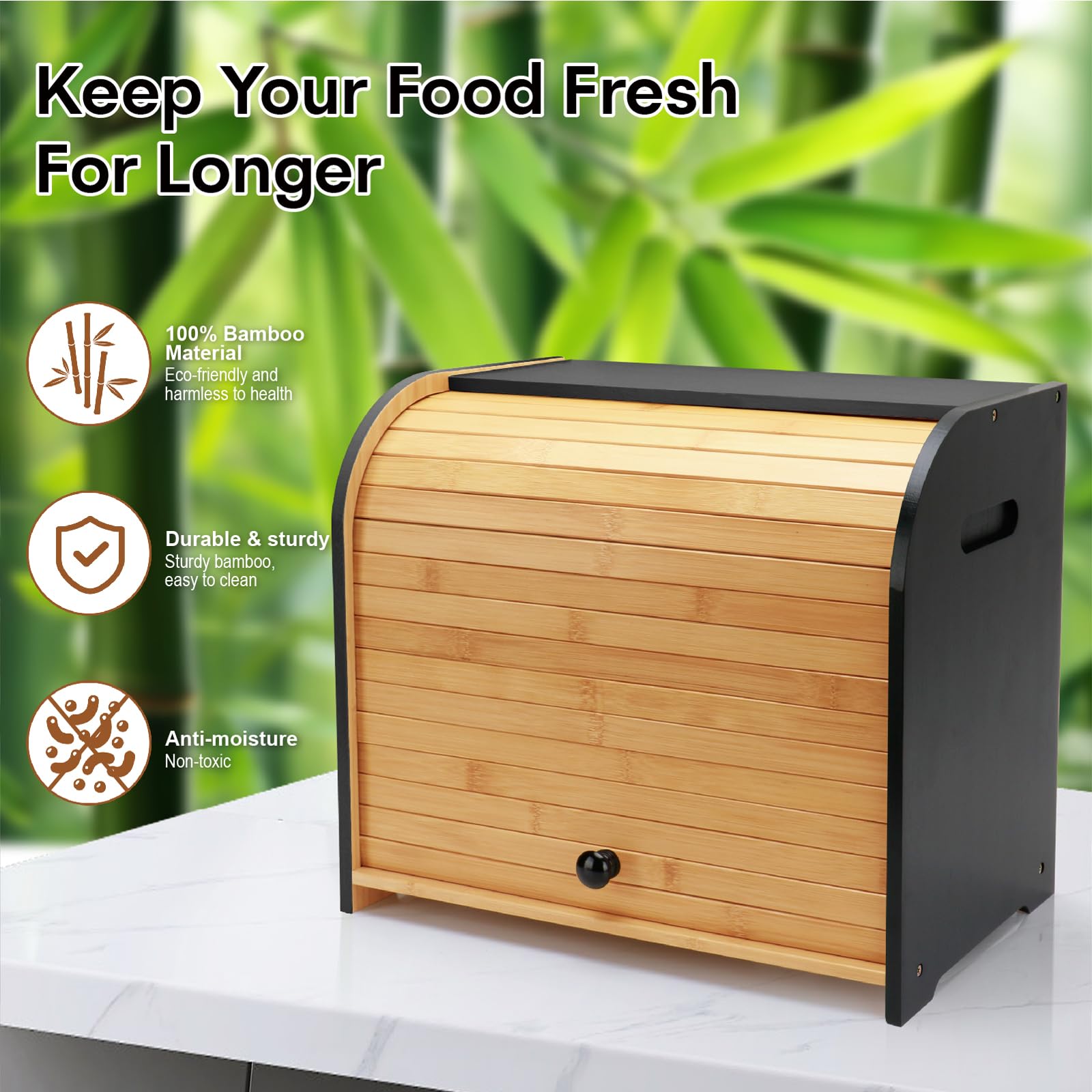 Thalomely caja-pan, montaje sencillo para usar en minutos.