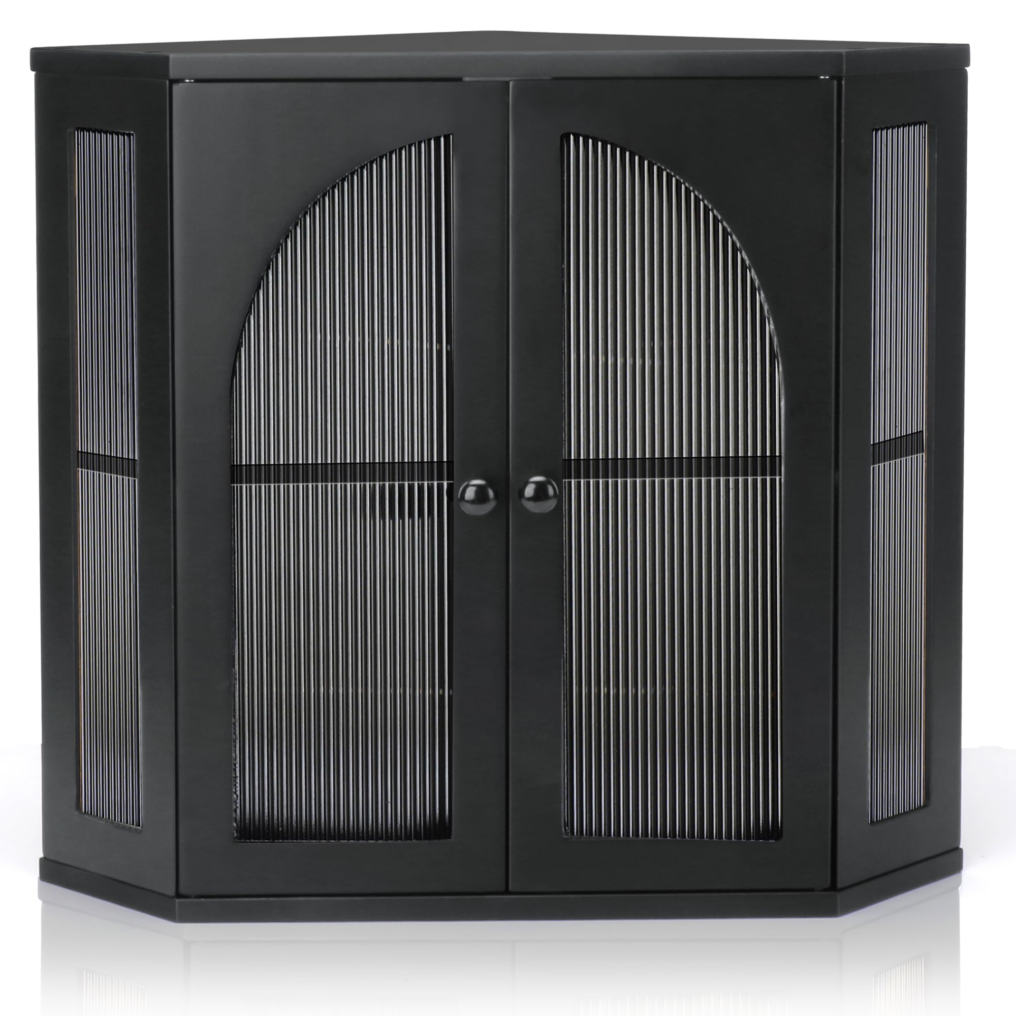 Thalomely caja pan esquina frontal: diseño compacto para encimera y pan fresco al alcance