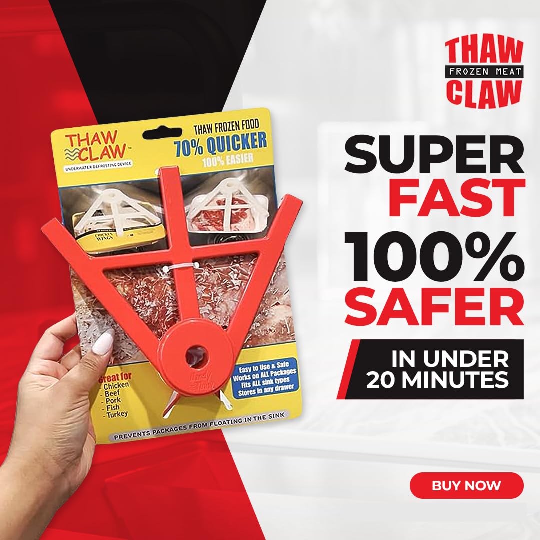 Thaw Claw Sin Montaje, listo para usar al abrir la caja.