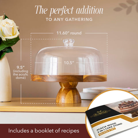 The Artful Cook diseno 2 en 1 facilita servir dulces o salados