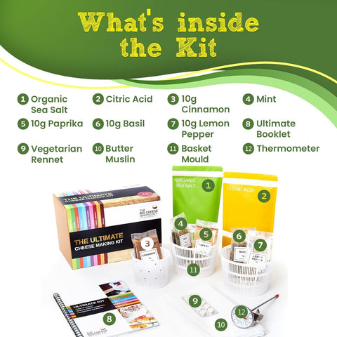 The Big Cheese Making Kit: mascarpone para postres cremosos y salsas suaves.