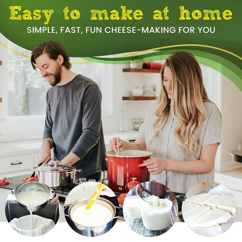 The Big Cheese Making Kit: paneer para platos mediterráneos y curry casero.