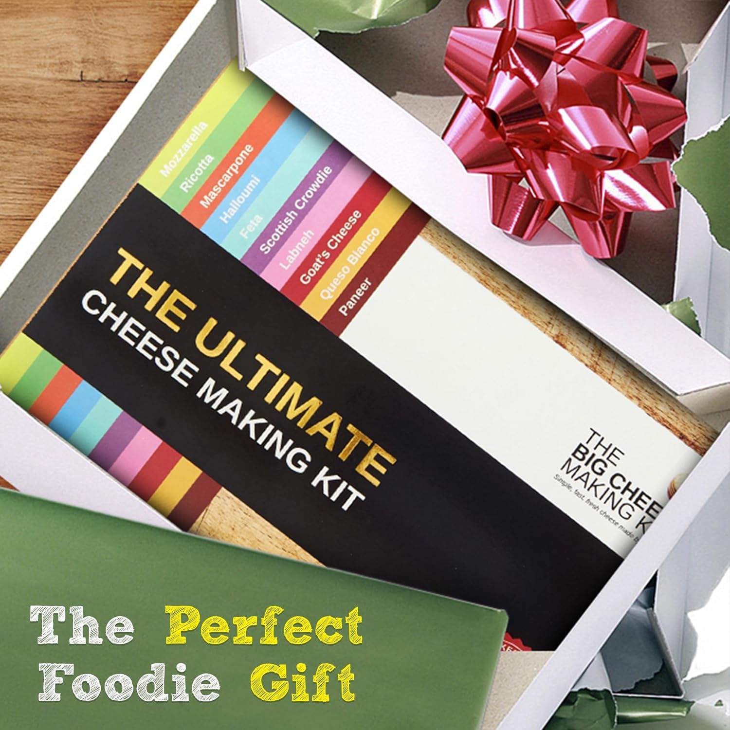 The Big Cheese Making Kit: queso blanco ideal para ensaladas y tablas.