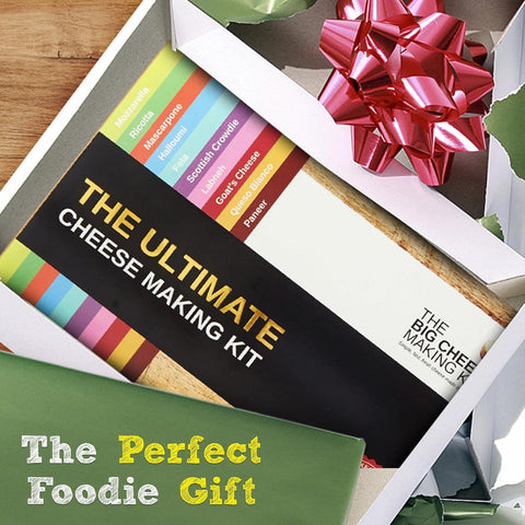 The Big Cheese Making Kit: queso blanco ideal para ensaladas y tablas.