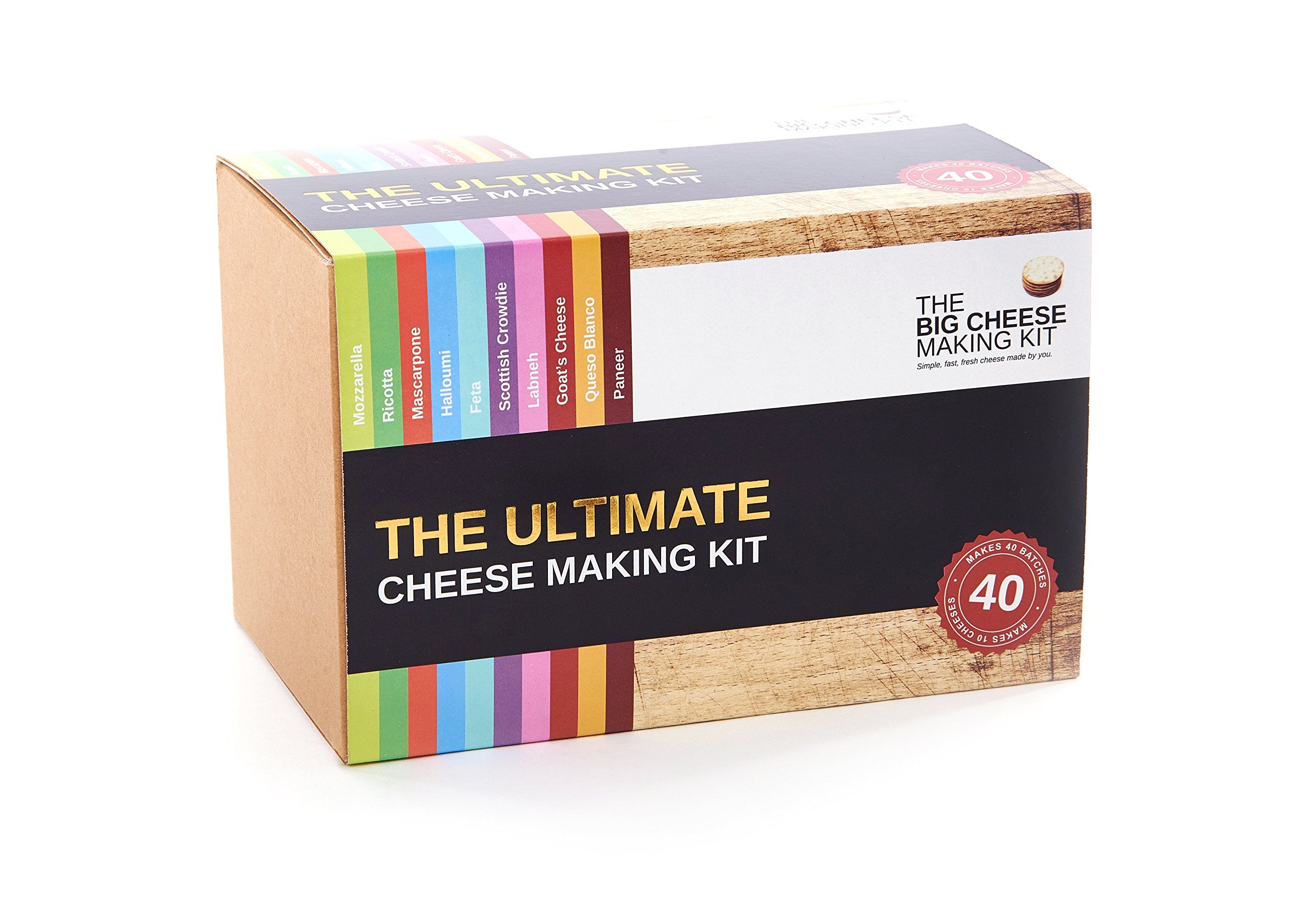 The Big Cheese Making Kit: ricotta en proceso para rellenos cremosos en casa.