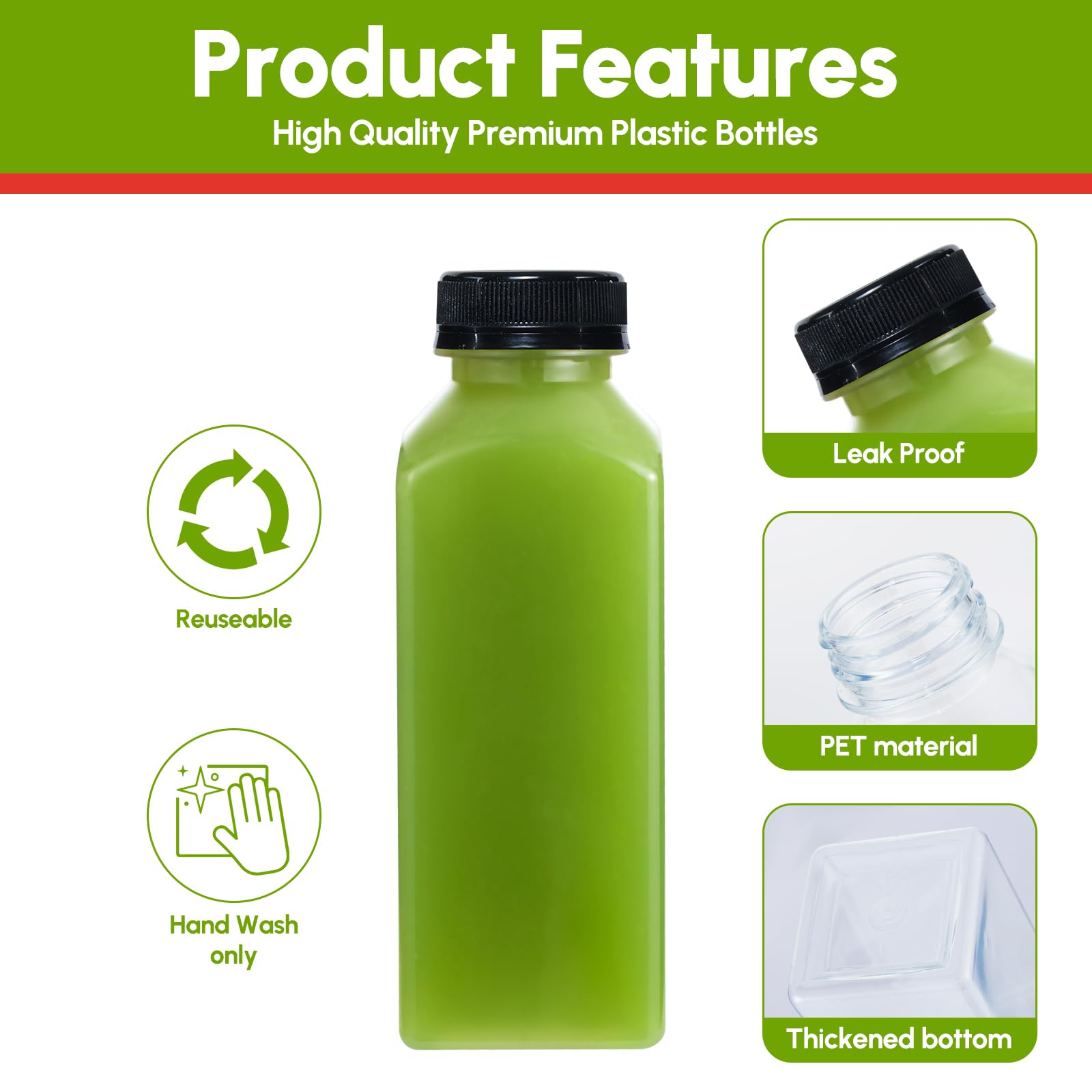 The Buyer Choice botellas-12oz para bebidas listas para llevar.