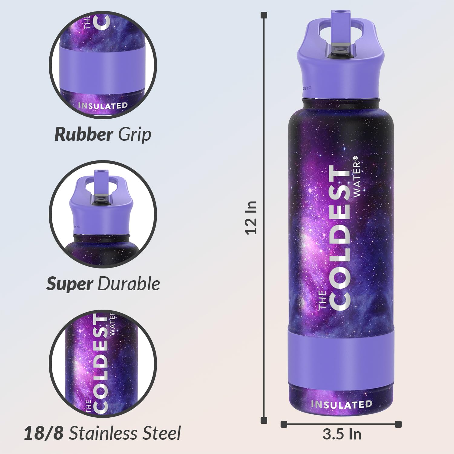 The Coldest Water acero inoxidable 18/8 para durabilidad